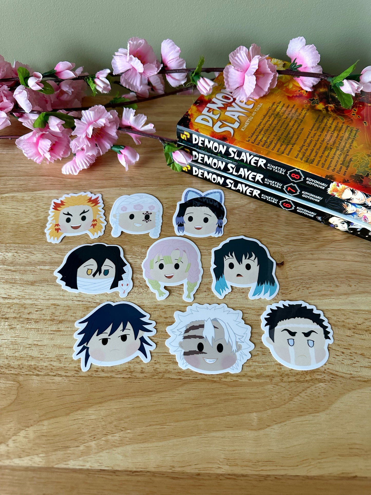 Hashira crew stickers