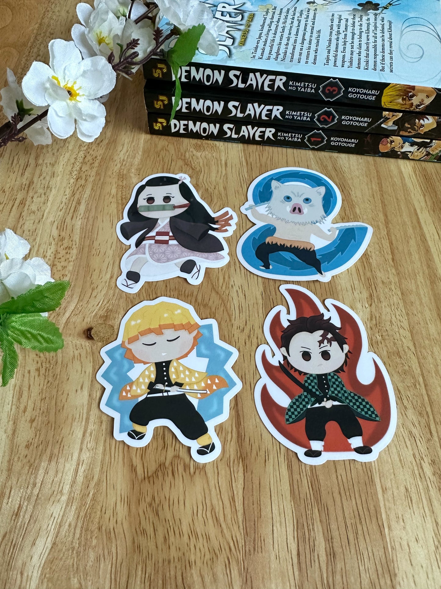 Demon Slaying crew stickers