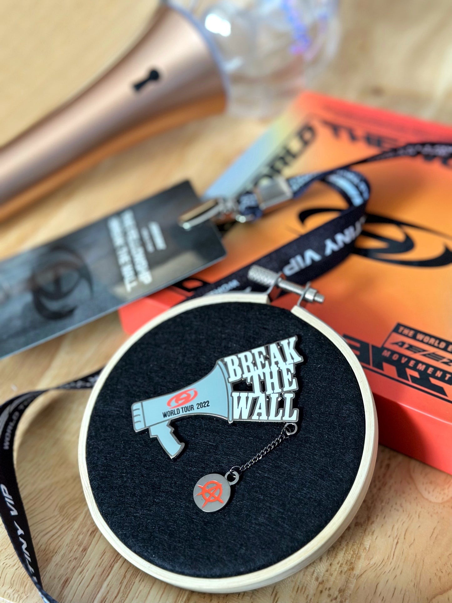 Ateez “WORLD TOUR” pin