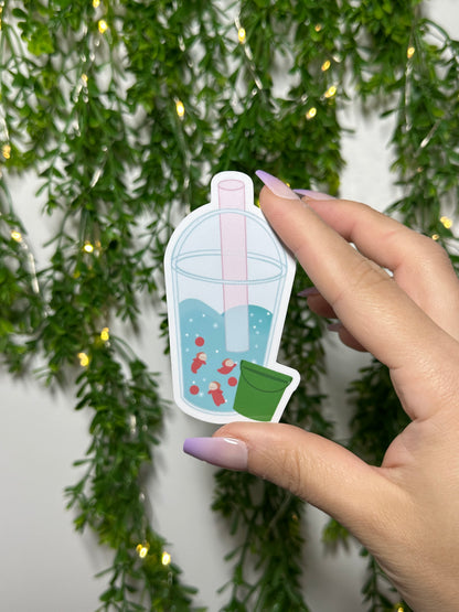 Ghibli boba sticker