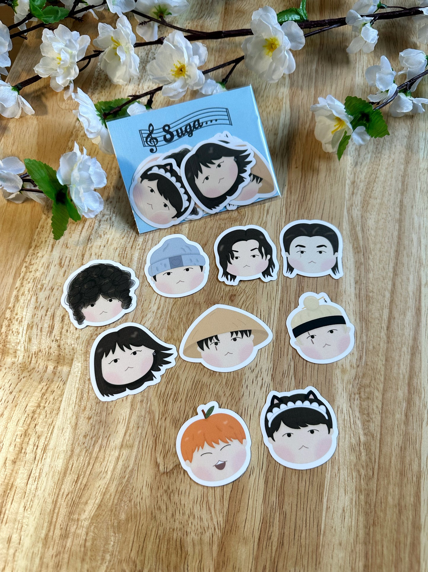 Pack of Suga - BTS Stickers
