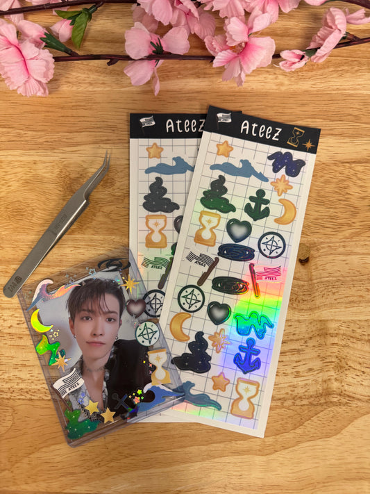 Ateez Inspired deco sheet
